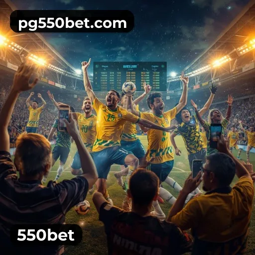 App 550bet para iOS e Android — interface mobile, login biométrico e PIX integrado